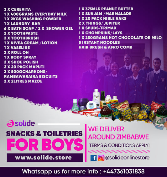 Snacks & Toiletries For Boys
