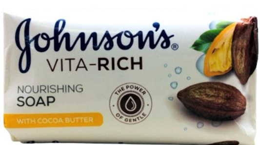 Johnson & Johnson Vita-Rich Nourishing Cocoa Butter Soap 175g