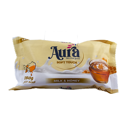 Aura Bath Soap Milk & Honey 250g