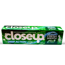 Close Up Toothpaste Menthol Fresh 125g