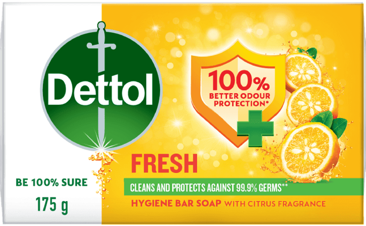 Dettol Fresh hygiene bar soap 175g