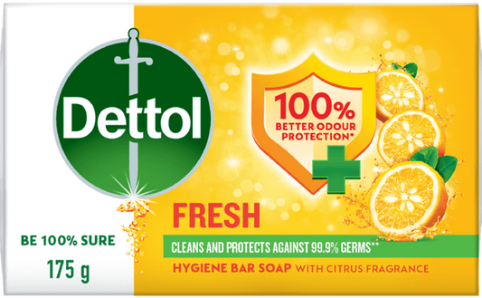Dettol Fresh hygiene bar soap 175g