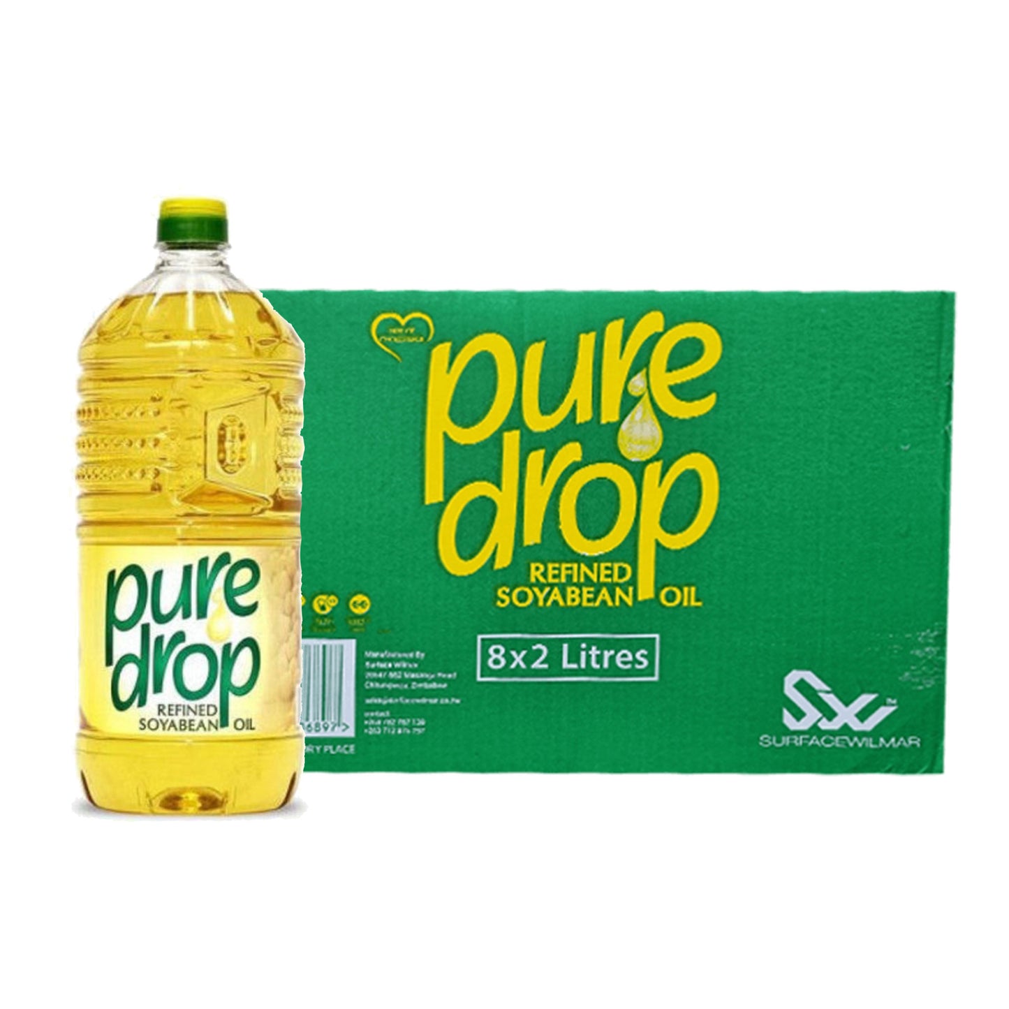 Pure Drop Cooking Oil - 8 x 2L