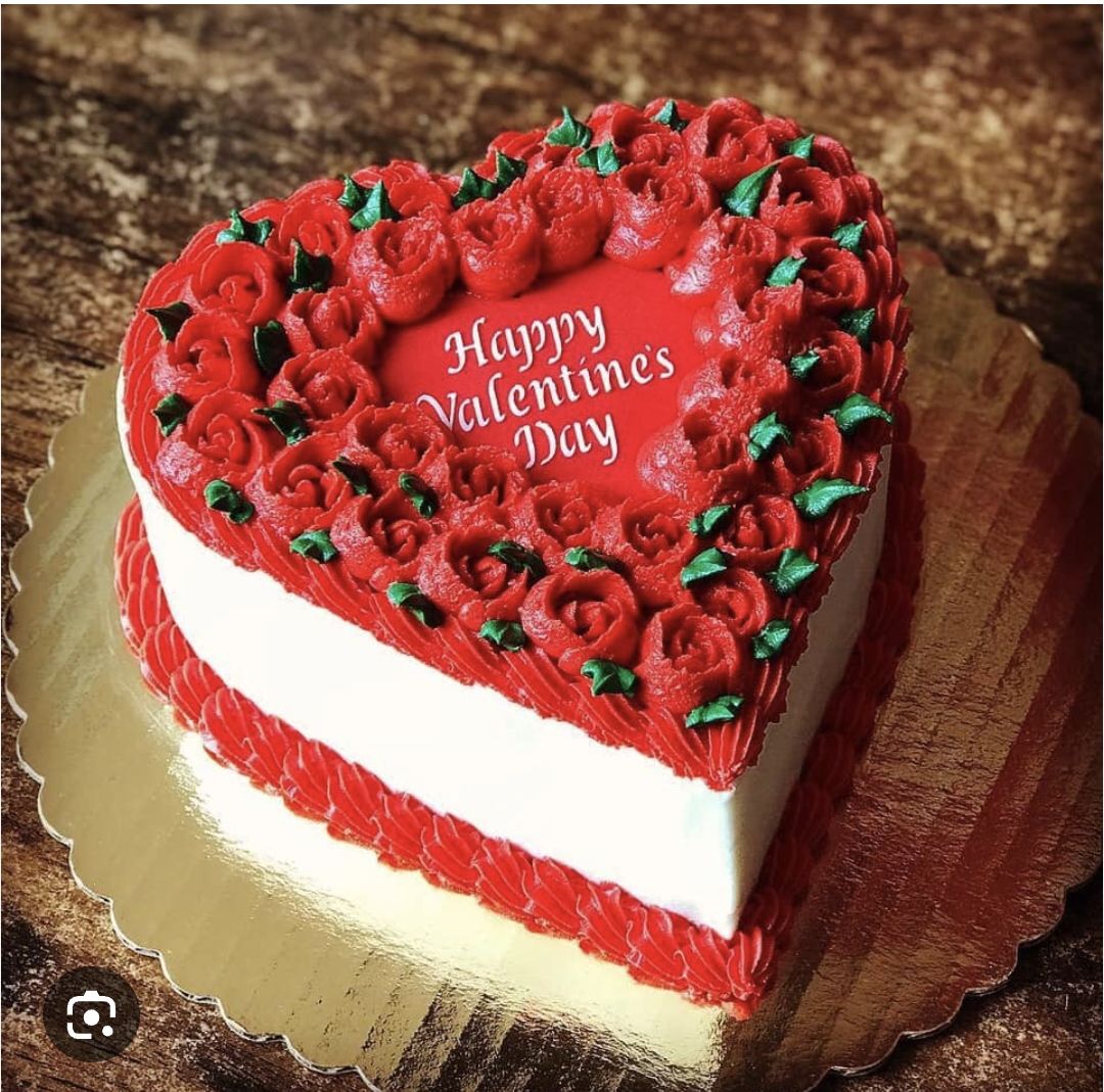 Vanilla Heart Shape cake