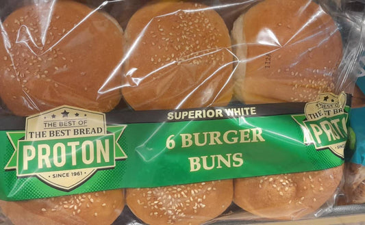 6 Proton Burger Buns