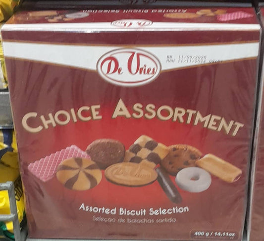 De Vries - Assorted Biscuits Selection  400grams