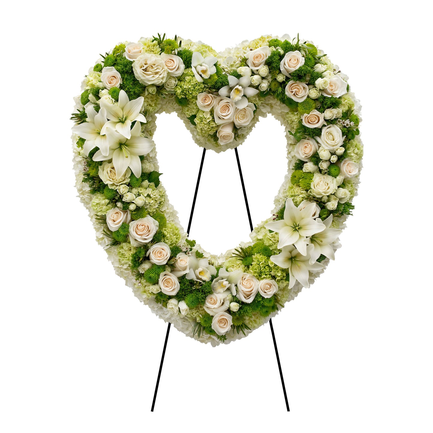 Flowers Heart Wreath