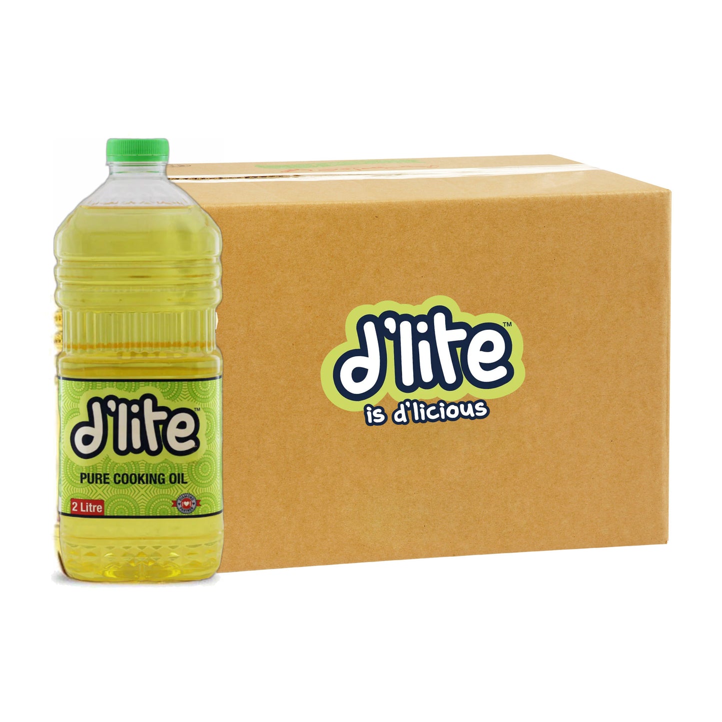 D'lite Cooking Oil - 12 x 2L