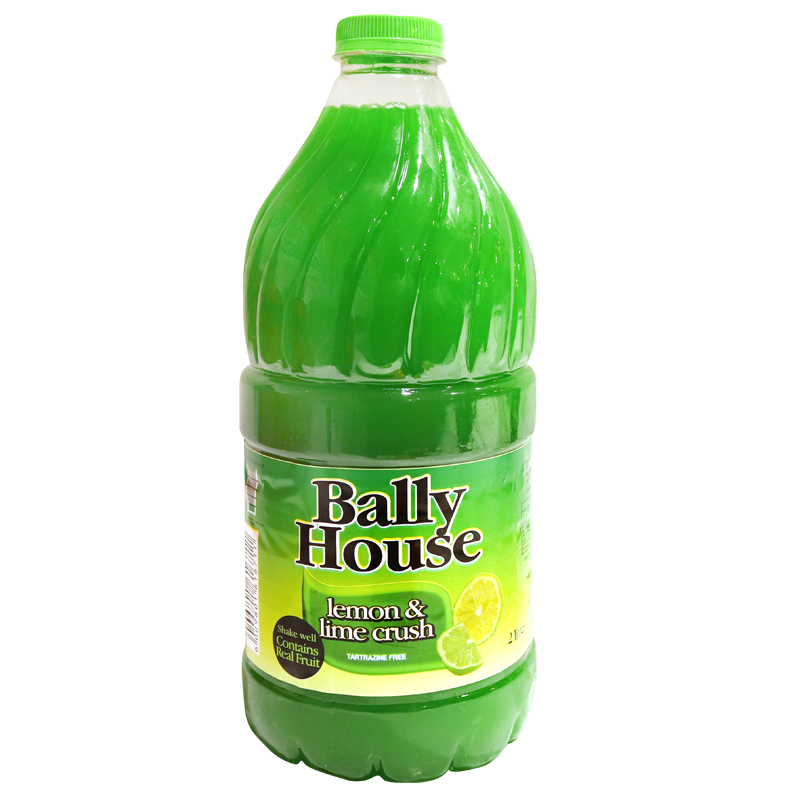 Bally House Lemon and lime crush - 2Litre