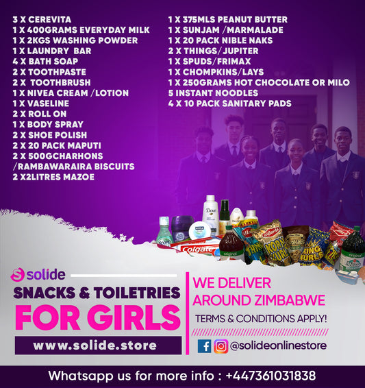 Snacks & Toiletries For Girls