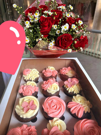 Flowers and Cupcakes