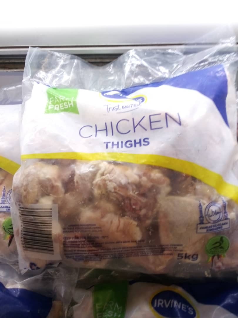 Irvines Chicken thighs - 5kgs