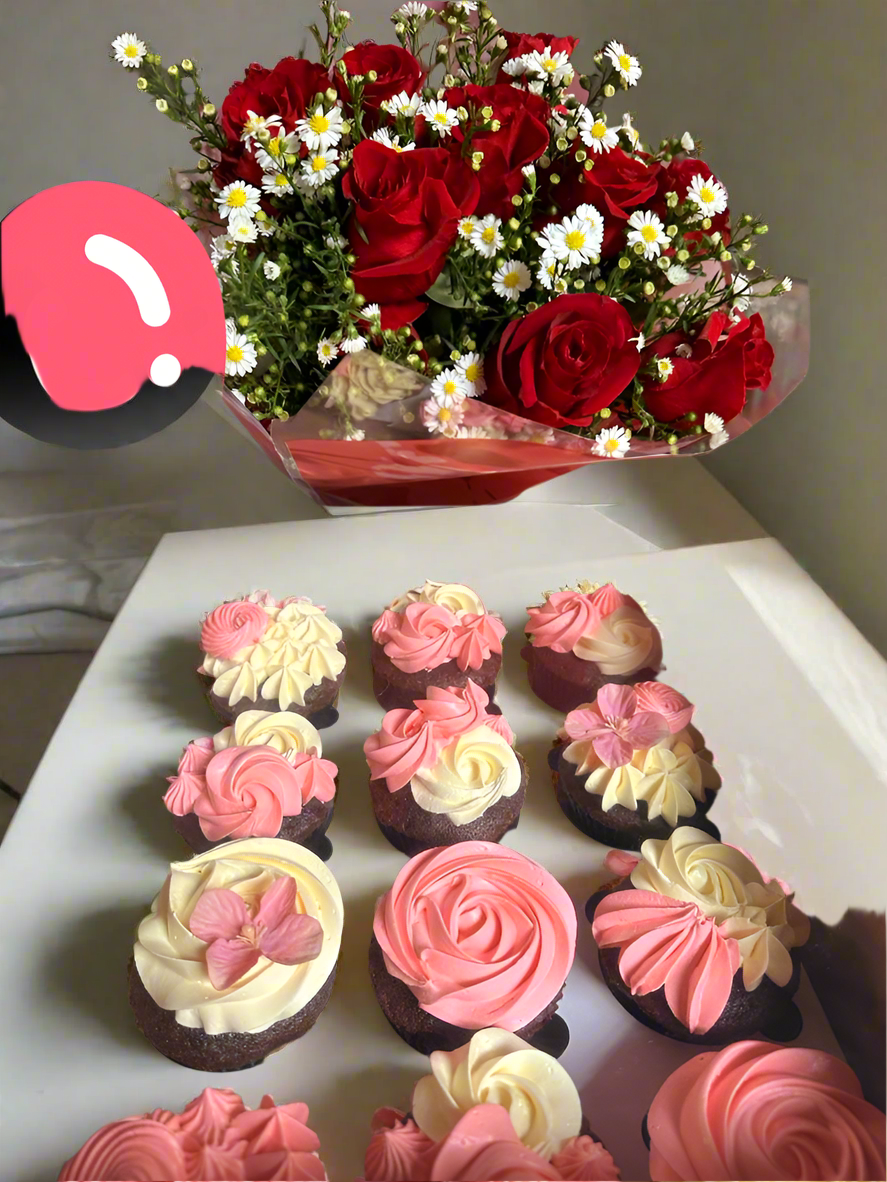 Flowers and Cupcakes